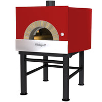 Malagutti Milano Fired Oven with a red finish.